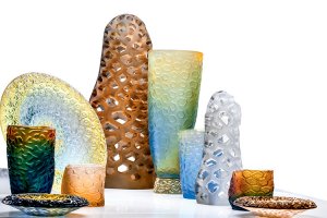сосуды и декоративные объекты из коллекции Corals, Daum